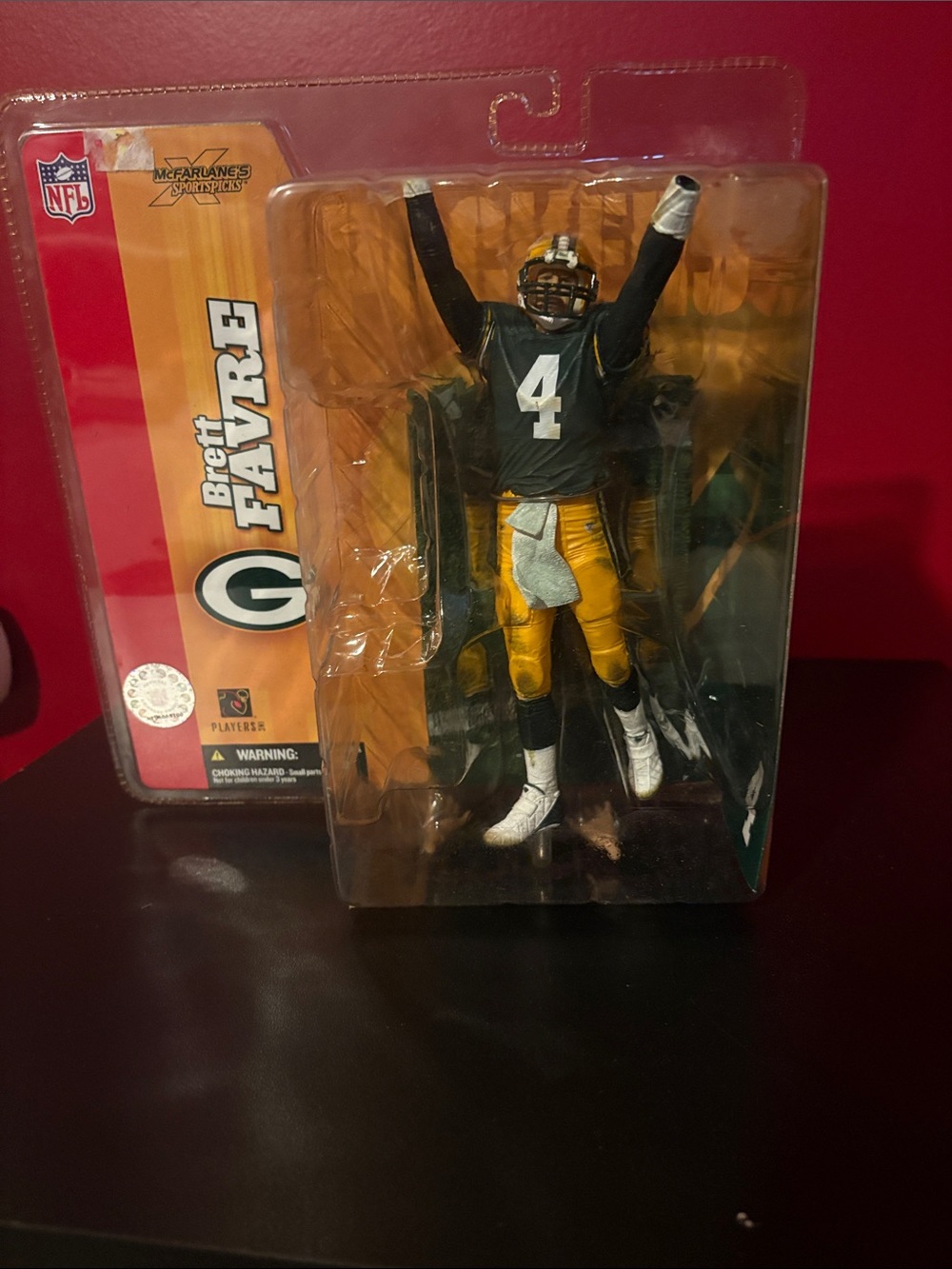 McFarlane NFL Brett Favre Green and Gold Action Figure
